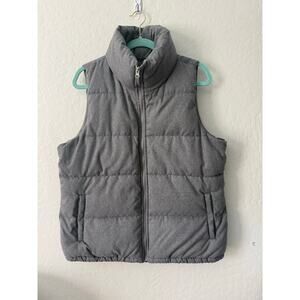 Old Navy Gray Women's Puffer Vest Size Large